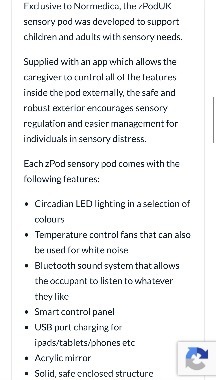 Brand New zPods Gen 2 Single Sensory Bed + Mattress (Still in Packaging!)