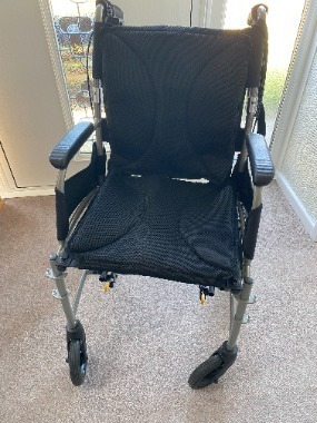 Excel Click & Go Lite II Powerpack & Folding Transit Wheelchair - Excellent Condition