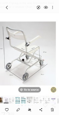 Wet room wheelchair