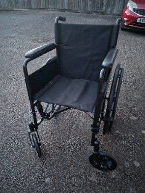 Drive Medical Black Sport Self Propelled Wheelchair