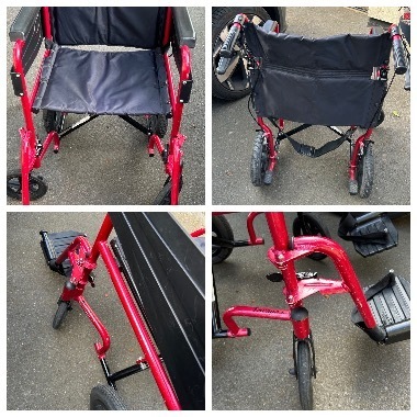 Folding wheelchair