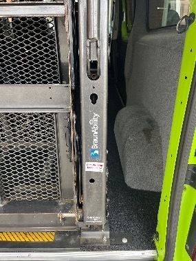 Braun ability century series electric wheel chair ramp for van