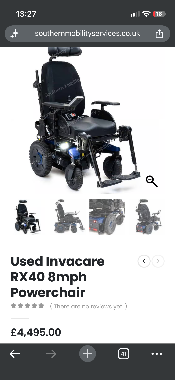 Invacare RX40 8mph Powerchair