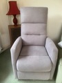 Orford Grey fabric riser recliner chair